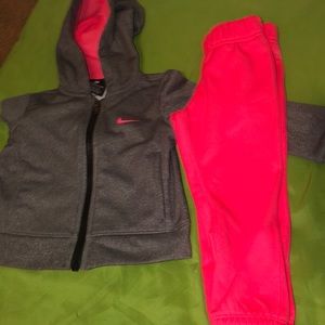 Nike sweatsuit.